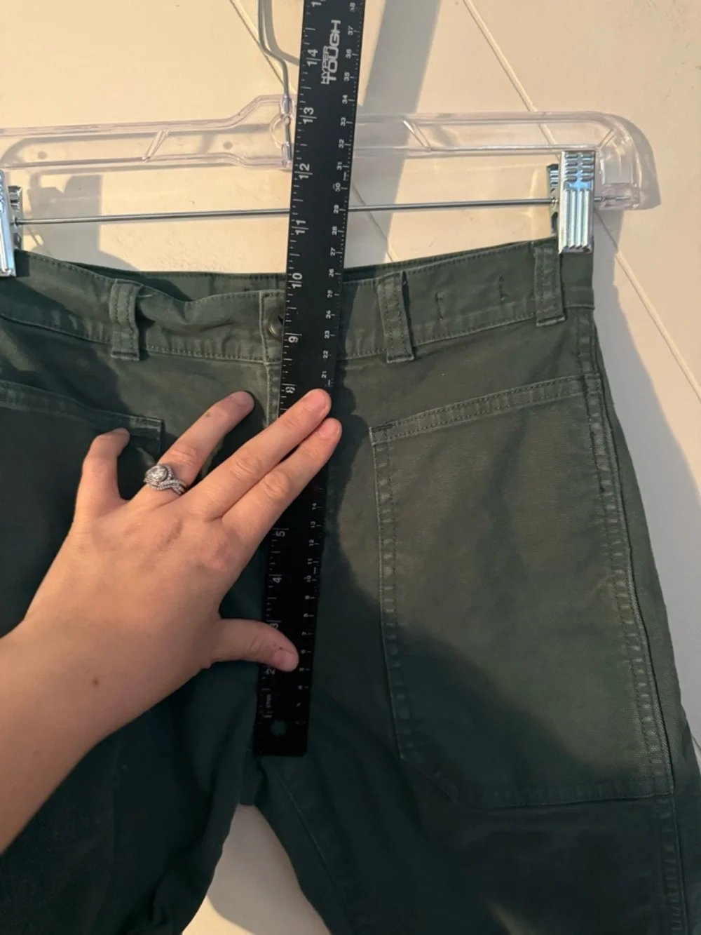 Madewell Dark Olive Green Utility Cargo Pants - Picture 7 of 9